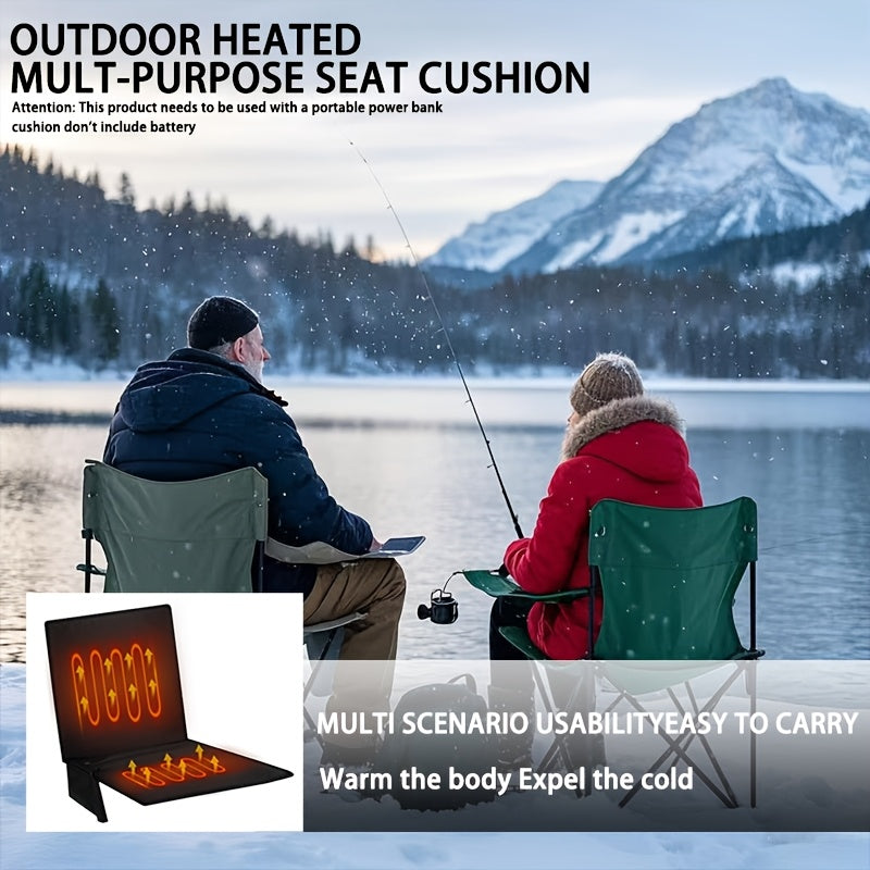 VOLTMAN | Portable Heated Foldable Seat Cushion with USB Power - VOLTMAN
