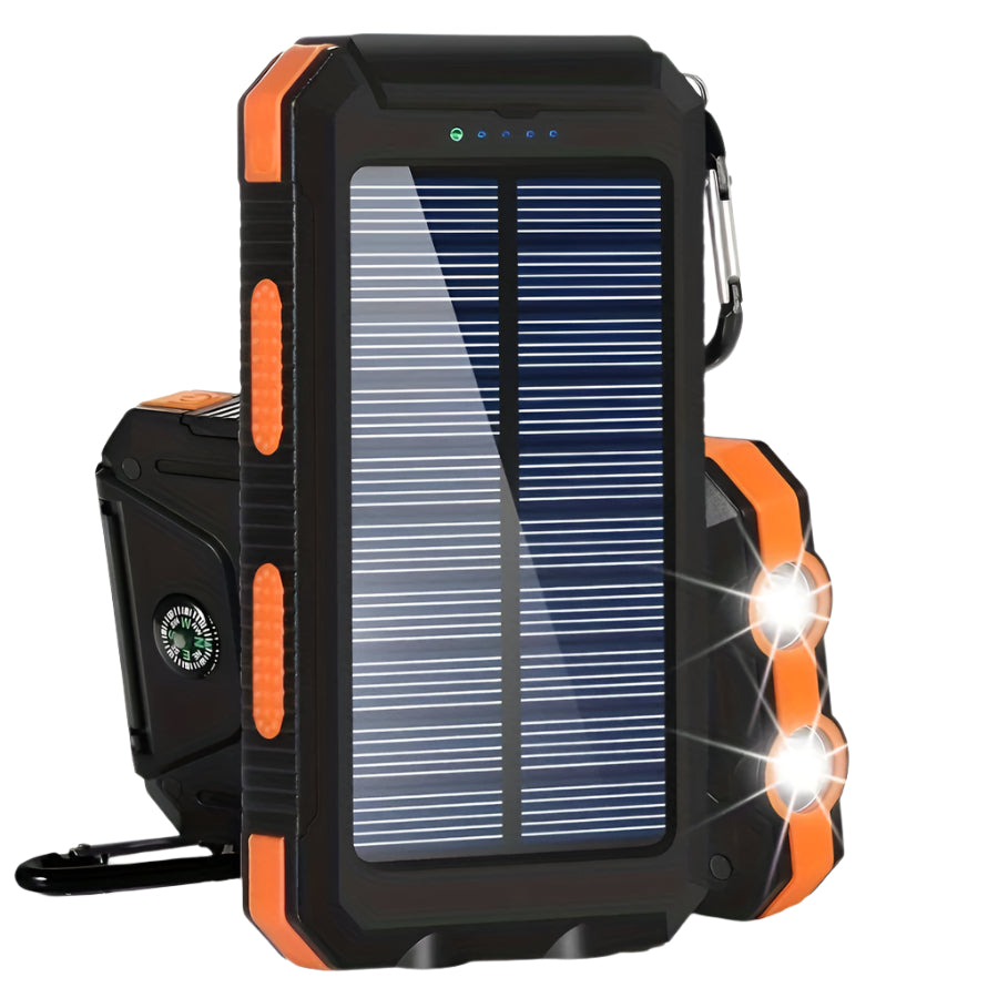 VOLTMAN | 10000mAh Portable Solar Power Bank with Dual USB - VOLTMAN
