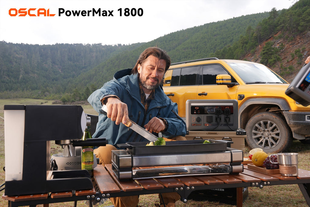 VOLTMAN | OSCAL PowerMax 1800 SE Expandable Portable Power Station 1872Wh LiFePO - VOLTMAN
