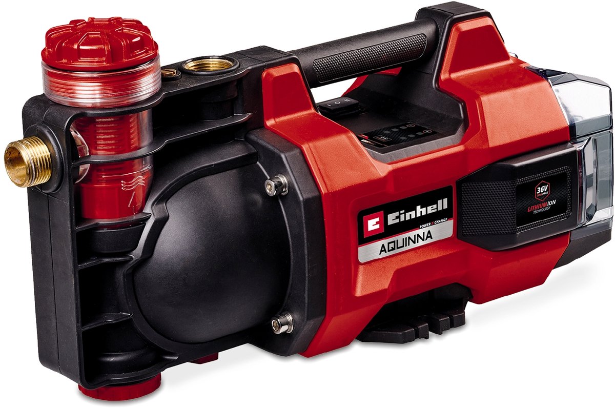 Einhell battery garden pump aquinna 36 38 f led li solo - power x-change - 36 v  - VOLTMAN