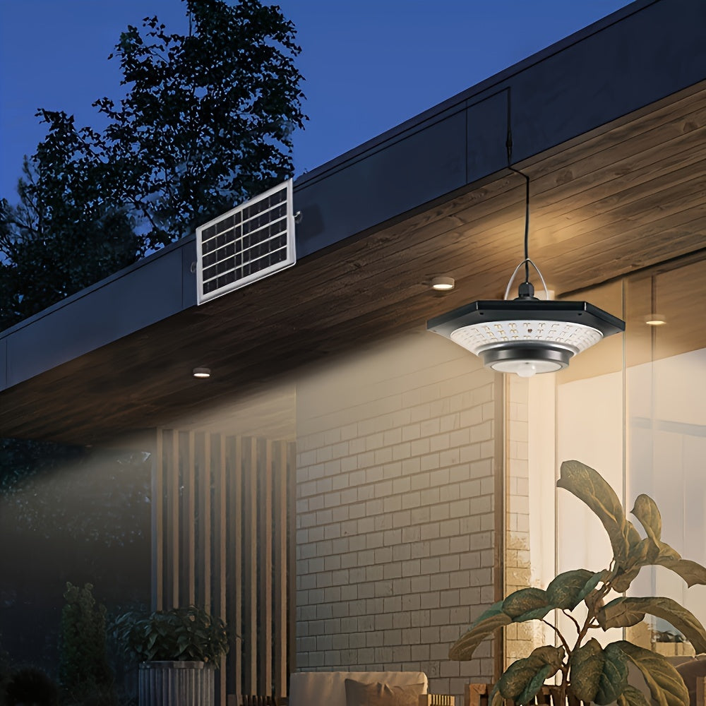 Solar LED Pendant Light with Remote & Motion Sensor - VOLTMAN