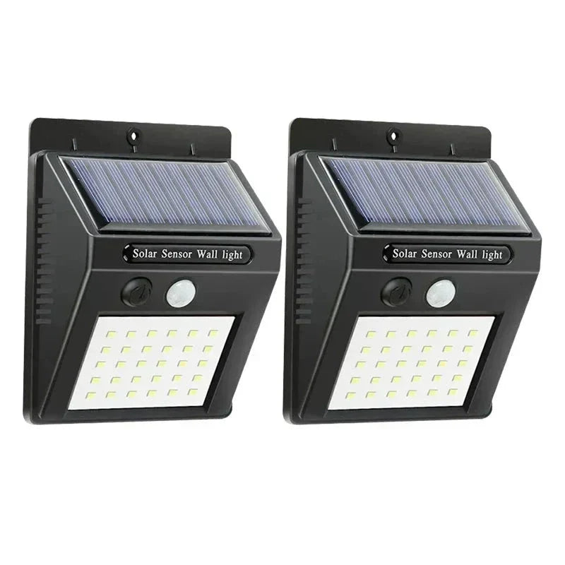 Solar-Powered Outdoor Motion Sensor Led Wall Light - VOLTMAN