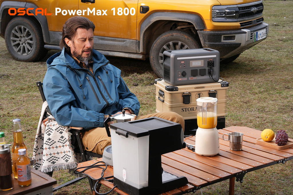 VOLTMAN | OSCAL PowerMax 1800 SE Expandable Portable Power Station 1872Wh LiFePO - VOLTMAN