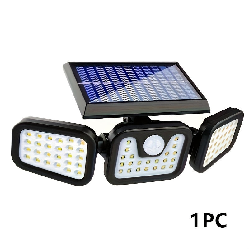 Solar Motion Sensor Outdoor Light with 74 LED - VOLTMAN