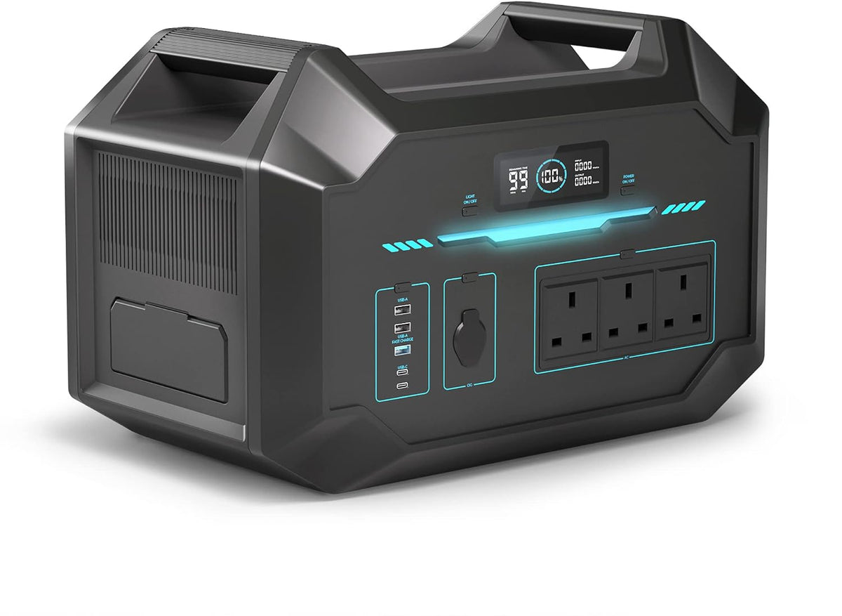VOLTMAN | 1000Wh Portable Power Station with LiFePO4 Battery, 1-Hour Fast Rechar - VOLTMAN