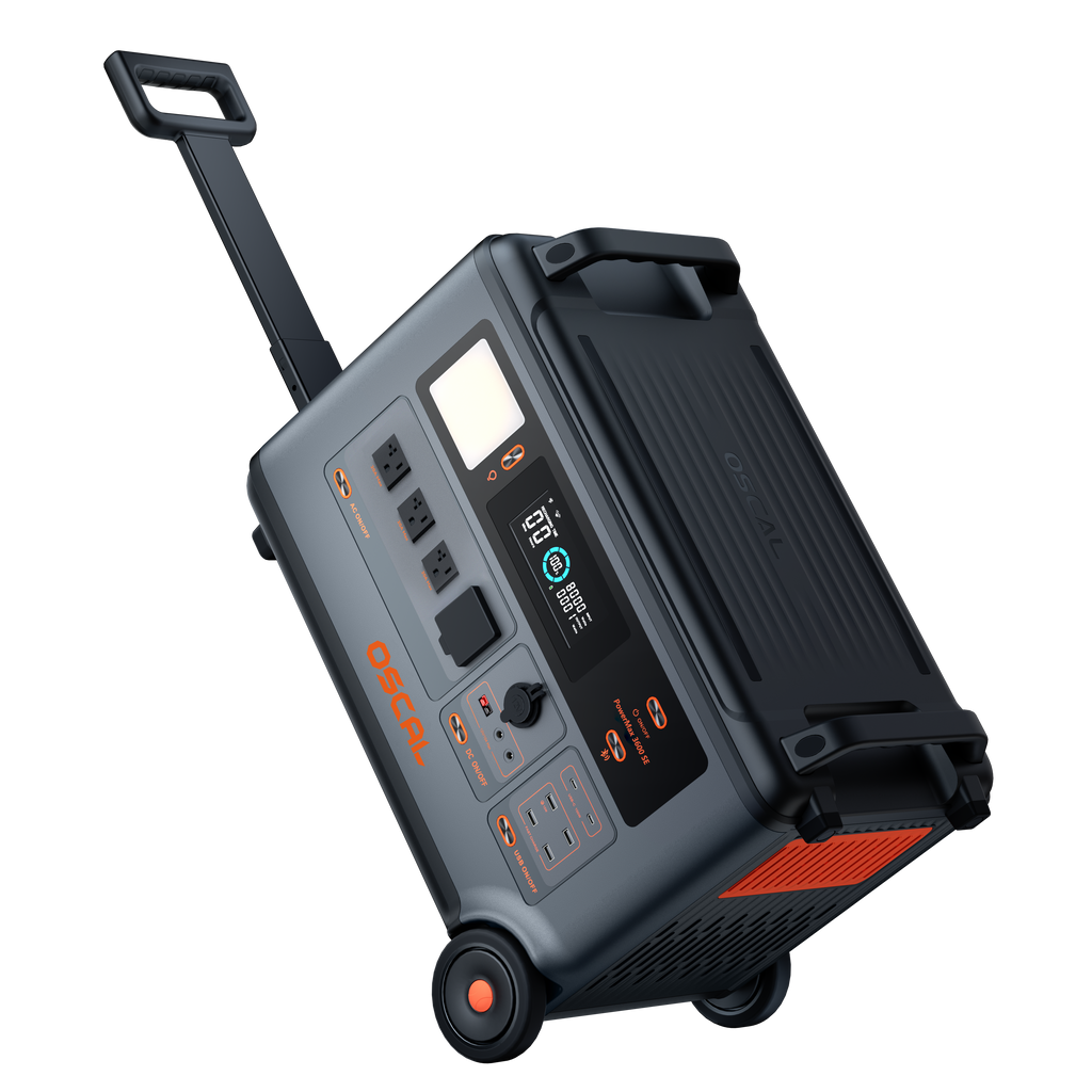 VOLTMAN | OSCAL PowerMax 3600SE Expandable Portable Power Station 3600Wh LiFePO4 - VOLTMAN