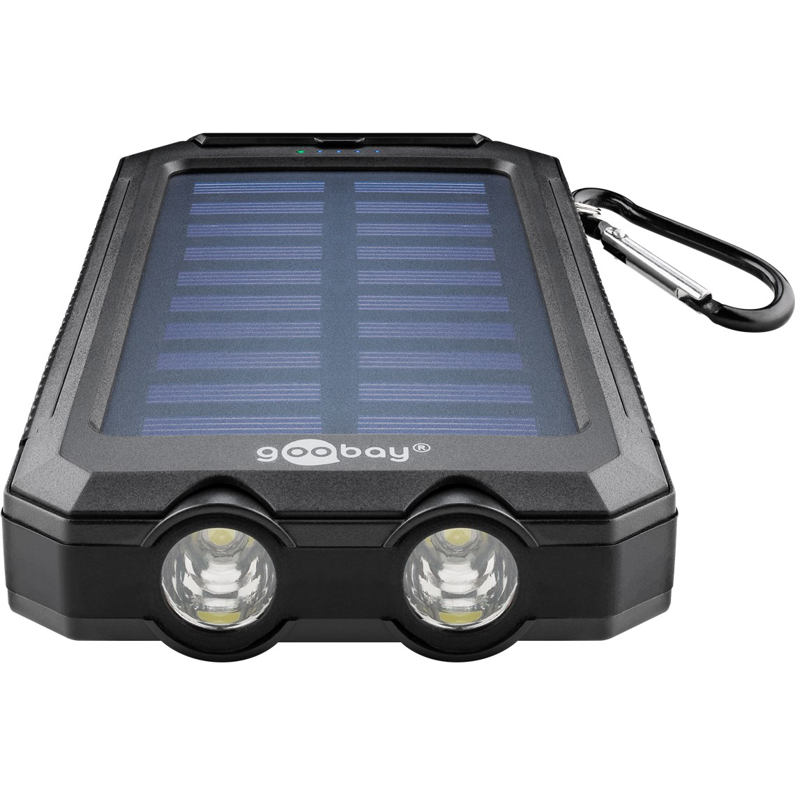 VOLTMAN | Solar Power Bank 8000mAh - Black - VOLTMAN