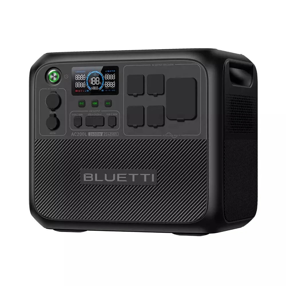 BLUETTI  (Renew)AC200L 2048Wh 2400W Portable Power Station Solar Generator High- - VOLTMAN