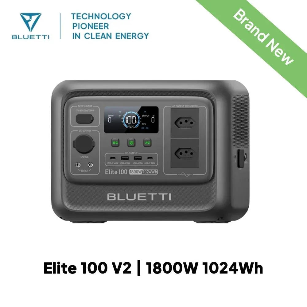 BLUETTI Elite 100 V2 Portable Power Station 1800W 1024Wh Outdoor Emergency Power - VOLTMAN