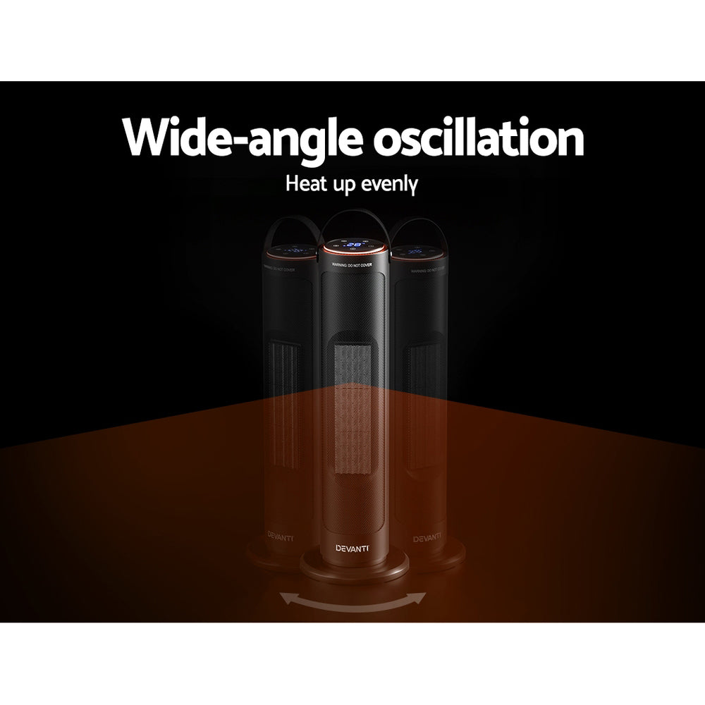 VOLTMAN | NNEDSZ Devanti Ceramic Tower Heater 2000W - VOLTMAN