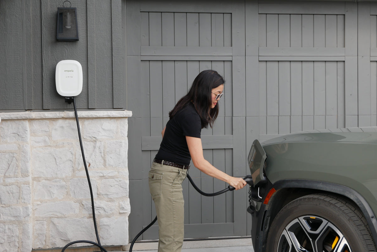 VOLTMAN | Emporia 48A Smart J1772 EV Charger â€“ Level 2 Home Charging Station - VOLTMAN