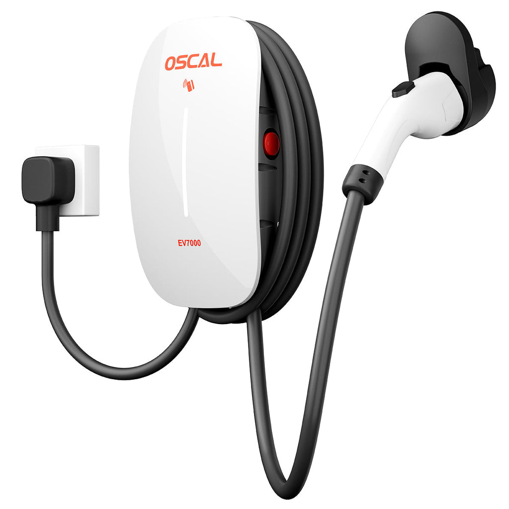 OSCAL EV7000 Level 2 EV Charger Ã¢â‚¬â€œ 7kW 32A Smart Home Charging Station - VOLTMAN