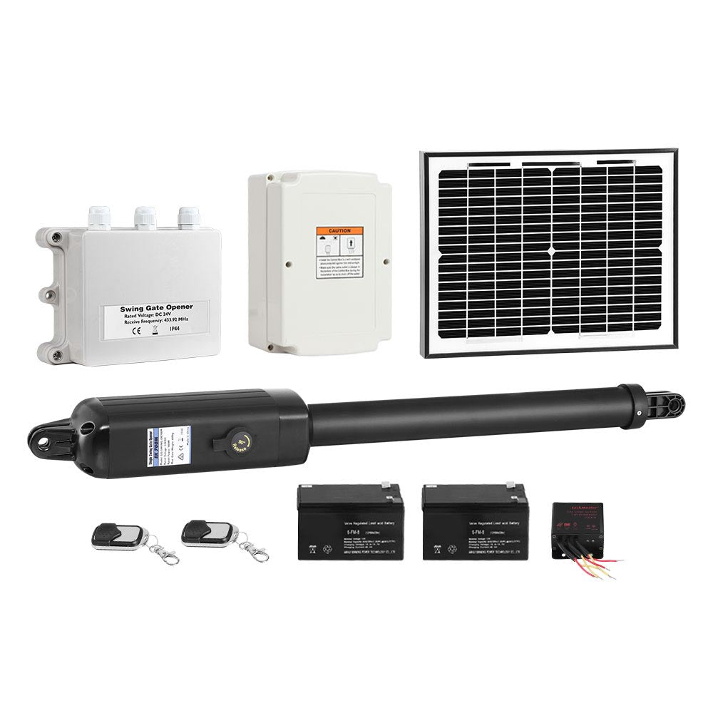 VOLTMAN | NNEDSZ Automatic Full Solar Power Swing Gate Opener Kit 600KG - VOLTMAN