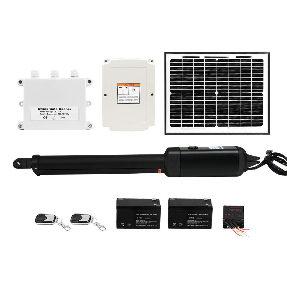 VOLTMAN | NNEDSZ Automatic Full Solar Power Swing Gate Opener Kit 600KG - VOLTMAN