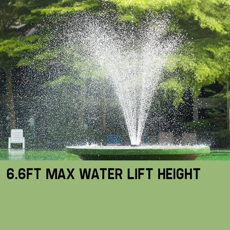 VOLTMAN | NNEMB 50W Solar Powered Fountain Submersible Water Pump Pond Kit Power - VOLTMAN