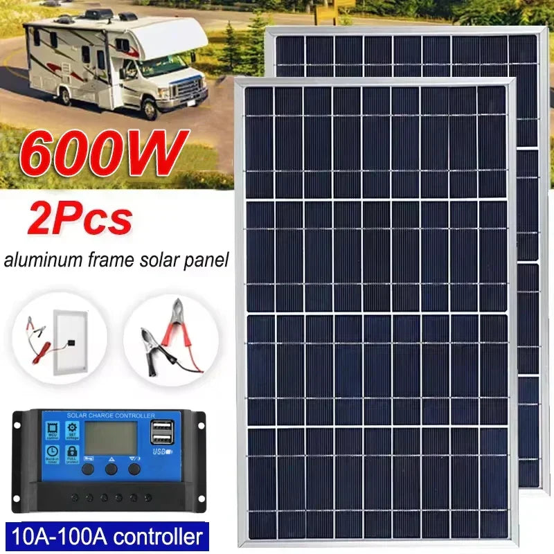 VOLTMAN | Portable Solar Panel Generator (600W) - VOLTMAN