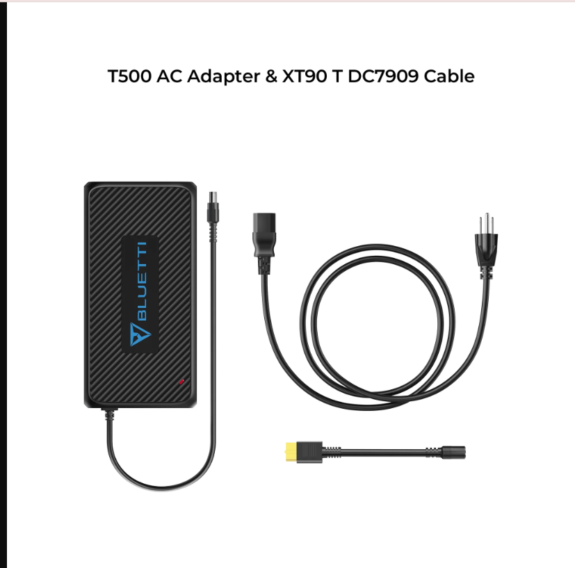 AC Adapter Charger for SolarFlares T500 Portable Power Station Generator - VOLTMAN