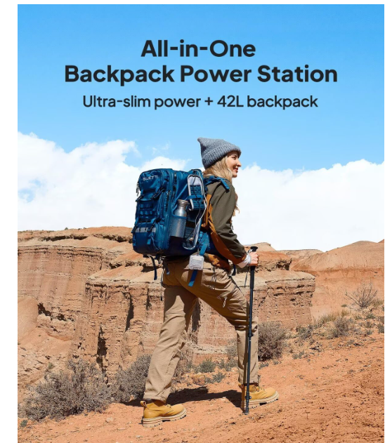 BLUETTI BluePack2 42L Power Storage Backpack for Handsfree Portable Power Statio - VOLTMAN