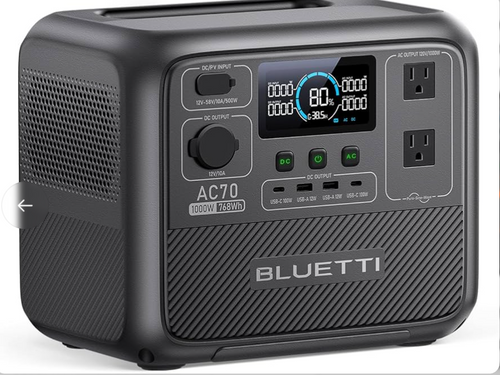 BLUETTI Premium 80 Portable Power Station 864Wh 1000W Solar Generator - VOLTMAN