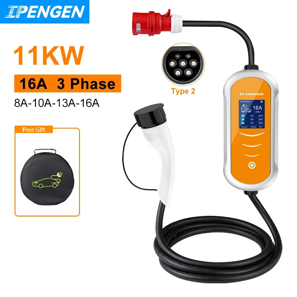 VOLTMAN | EV Charger 11KW Type 2 - VOLTMAN
