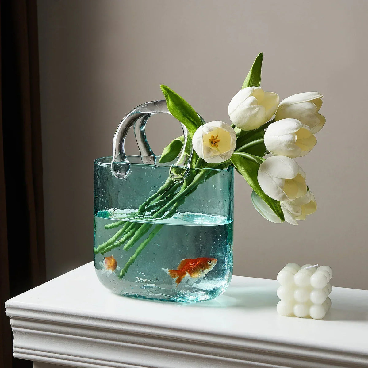 VOLTMAN | Portable Transparent Hydroponic Vase - VOLTMAN
