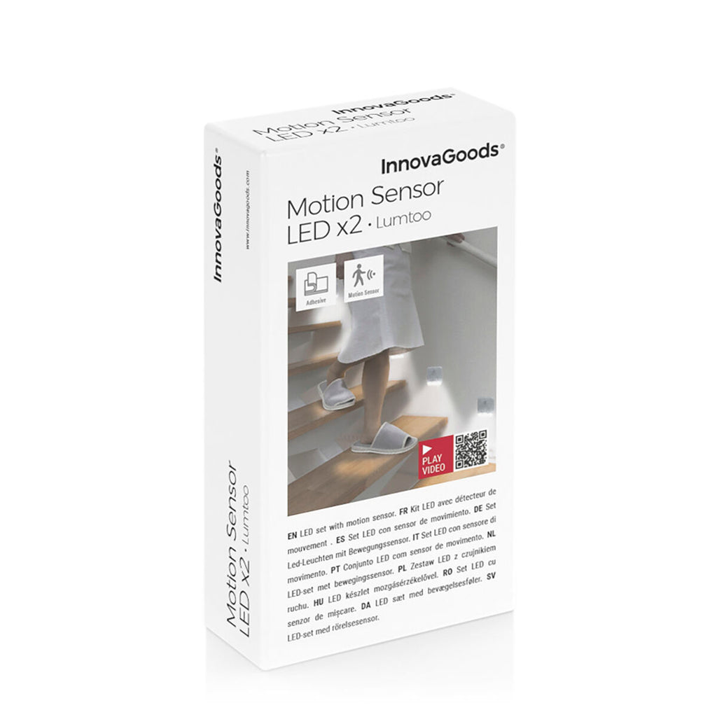 LED Light with Movement Sensor Lumtoo InnovaGoods 2 Units - VOLTMAN