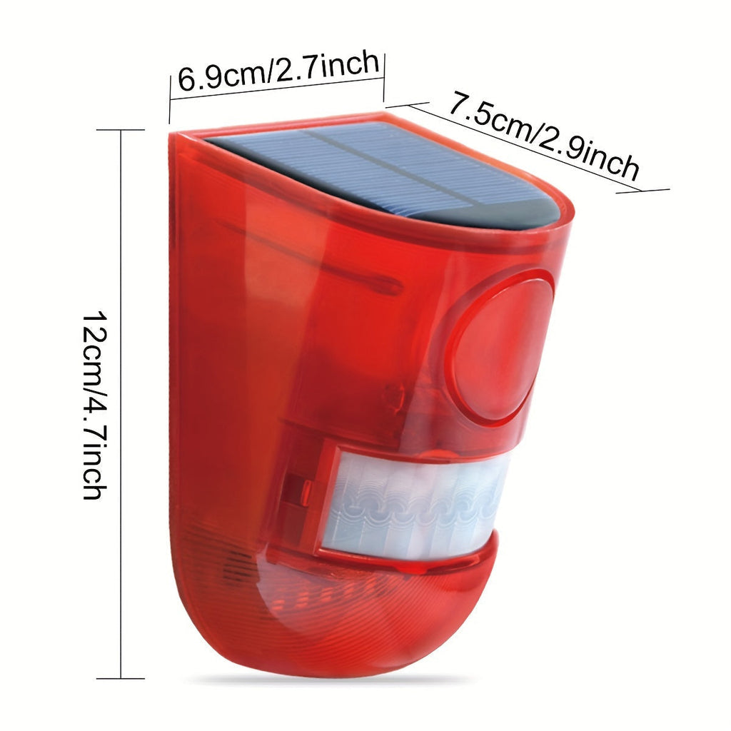 Solar Alarm Lamp with Motion Sensor Siren - VOLTMAN