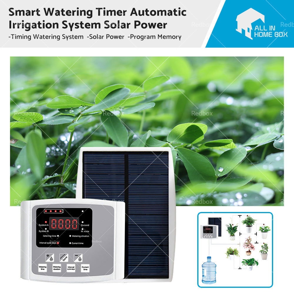 VOLTMAN | Solar Powered Automatic Drip Irrigation System - 10M Smart Timer Kit - VOLTMAN