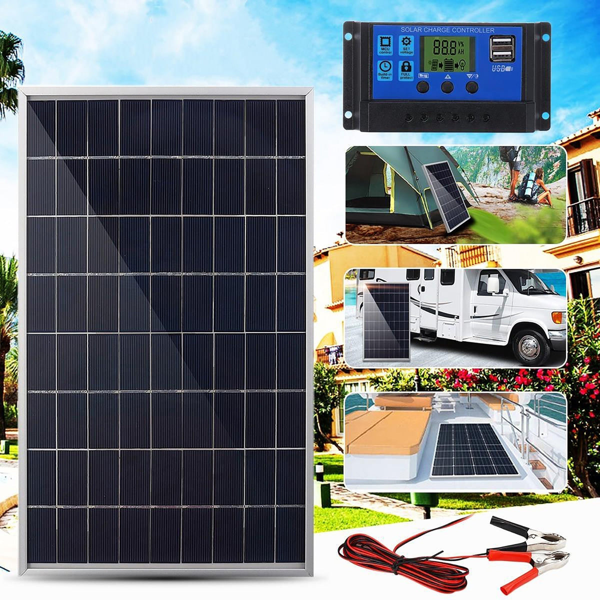 VOLTMAN | Outdoor Solar Power Generator with Detachable Controller - VOLTMAN
