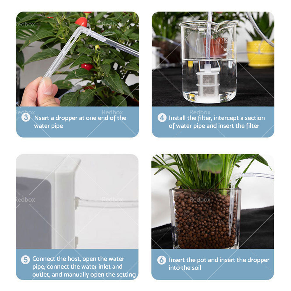 VOLTMAN | Solar Powered Automatic Drip Irrigation System - 10M Smart Timer Kit - VOLTMAN
