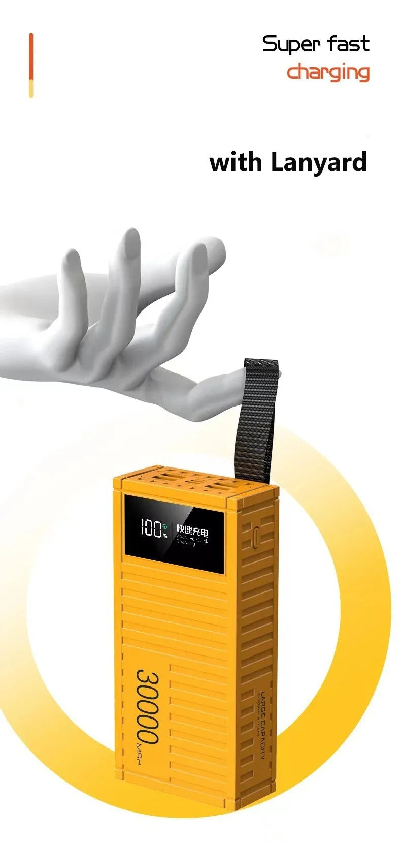 VOLTMAN | Charging Portable Power Bank with 80000mAh 66W - VOLTMAN